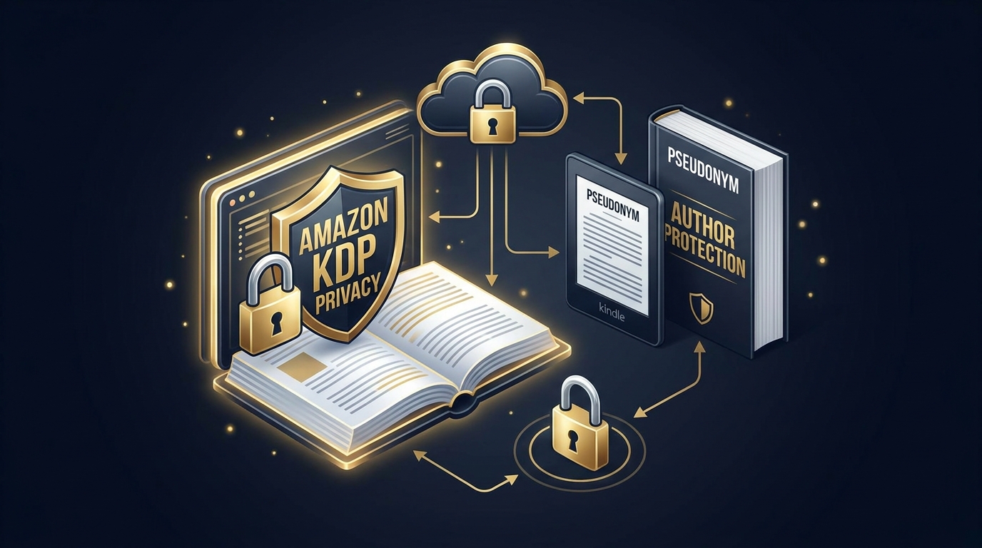 Amazon KDP Impressumsschutz 3D Grafik